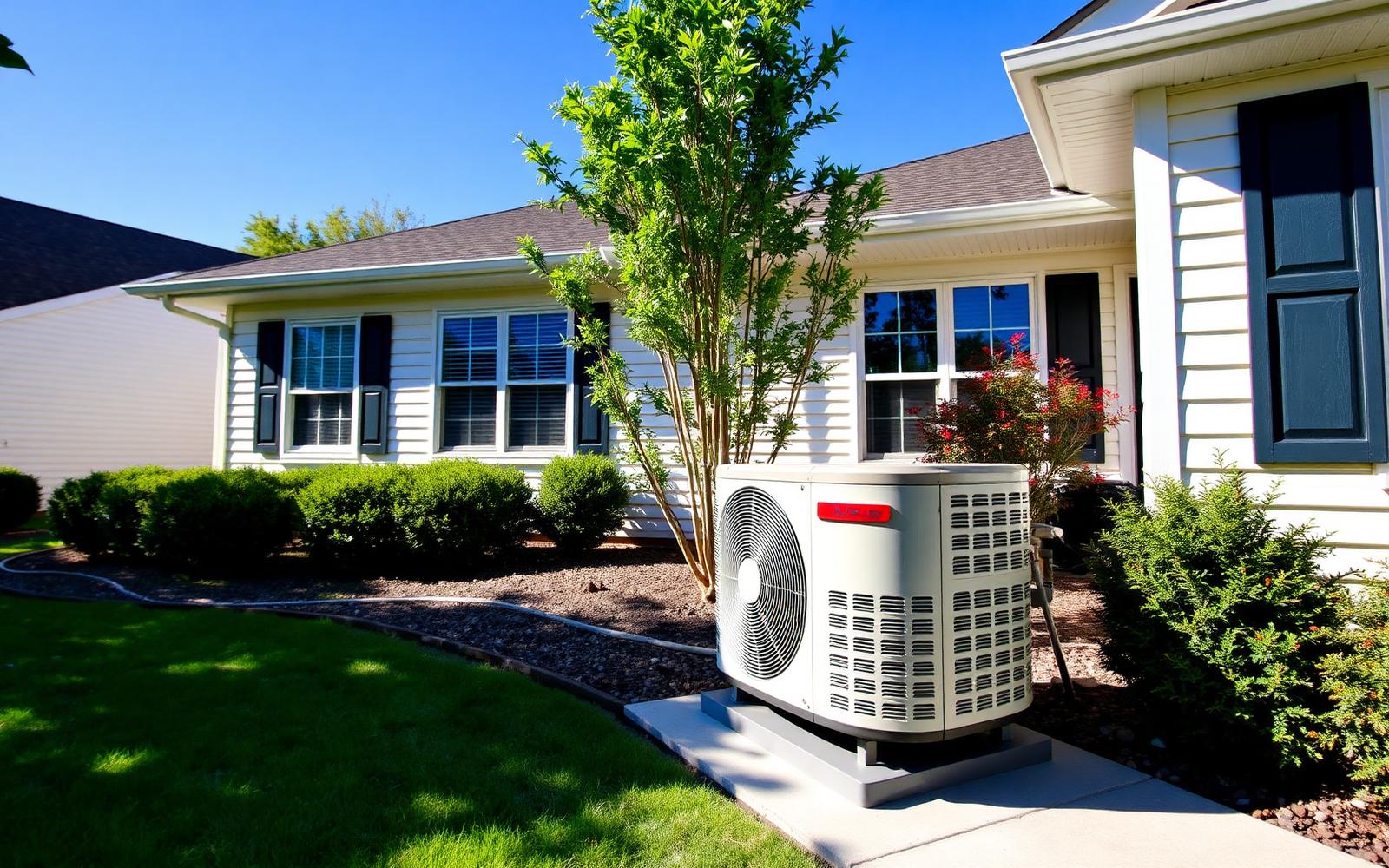 Comfortable modern home professionally served by residential HVAC installation